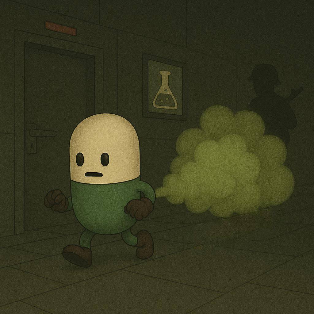 Fart character in lab