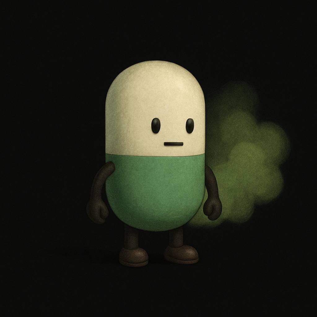 Simple fart character